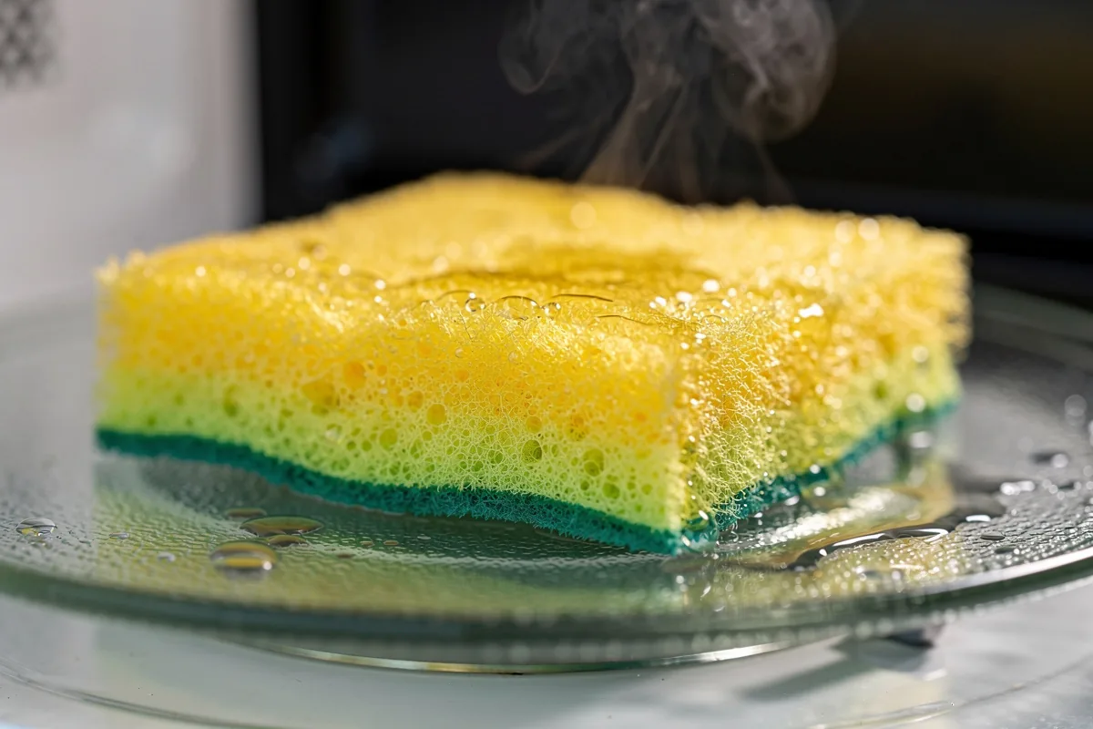 Twoja gąbka kuchenna to siedlisko bakterii. Ten 2-minutowy trik w mikrofali rozwiąże problem